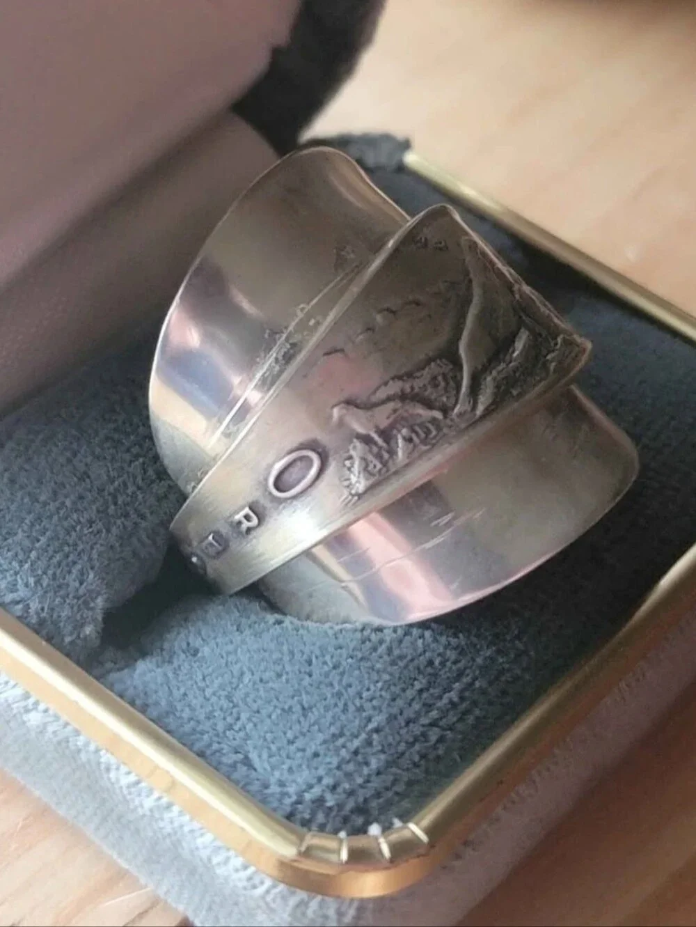 Sterling Silver | Oregon Coast | Spoon Ring | Size 8.